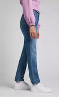 Miniatyrbild 6 av 8: Lee CAROL RAKA MidTrashed MOM JEANS W28 L35