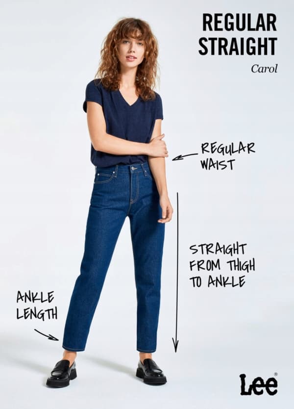 Lee CAROL RAKA MidTrashed MOM JEANS W28 L35