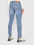Miniatyrbild 4 av 7: Lee MALONE SKINNY WORN KALI BLÅ SKINNY BYXOR W30 L32
