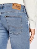 Miniatyrbild 6 av 7: Lee MALONE SKINNY WORN KALI BLÅ SKINNY BYXOR W30 L32