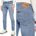 Miniatyrbild 1 av 7: Lee MALONE SKINNY WORN KALI BLÅ SKINNY BYXOR W30 L32