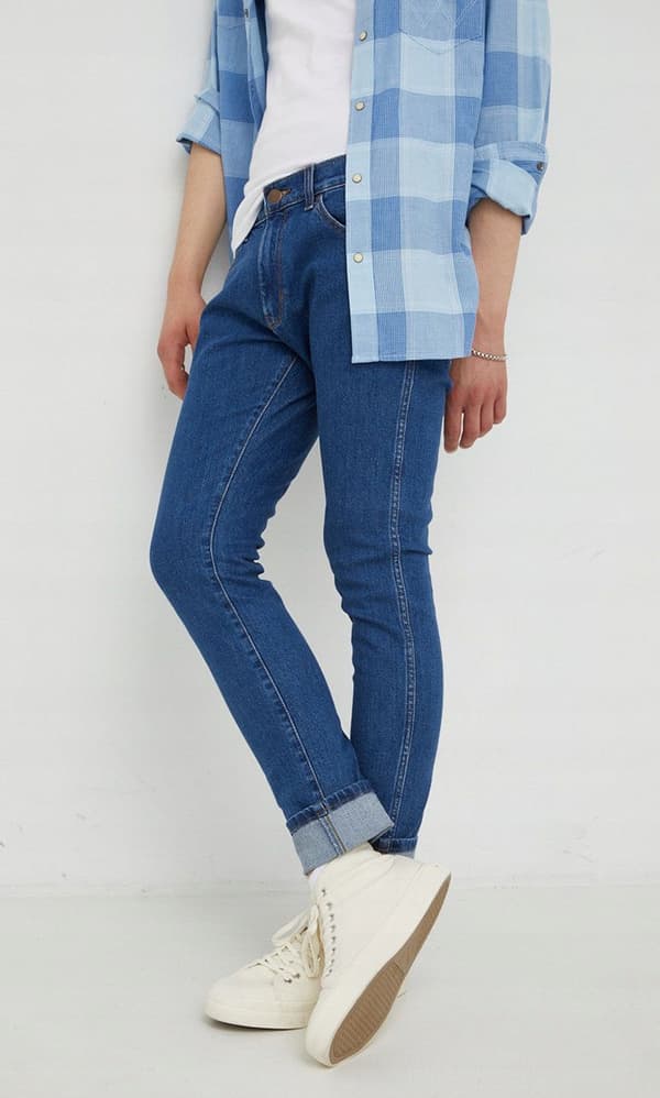 Wrangler BRYSON SKINNY Revival SKINNY MÖRK DENIM W36 L34