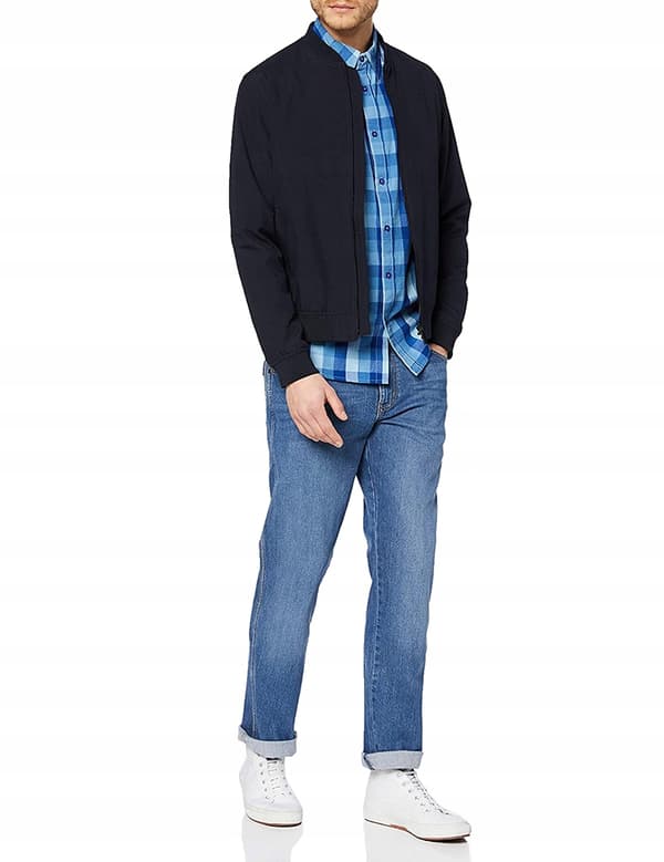 Wrangler Texas Worn Blå Herrejeans W40 L32