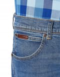 Miniatyrbillede 6 af 7: Wrangler Texas Worn Blå Herrejeans W40 L32