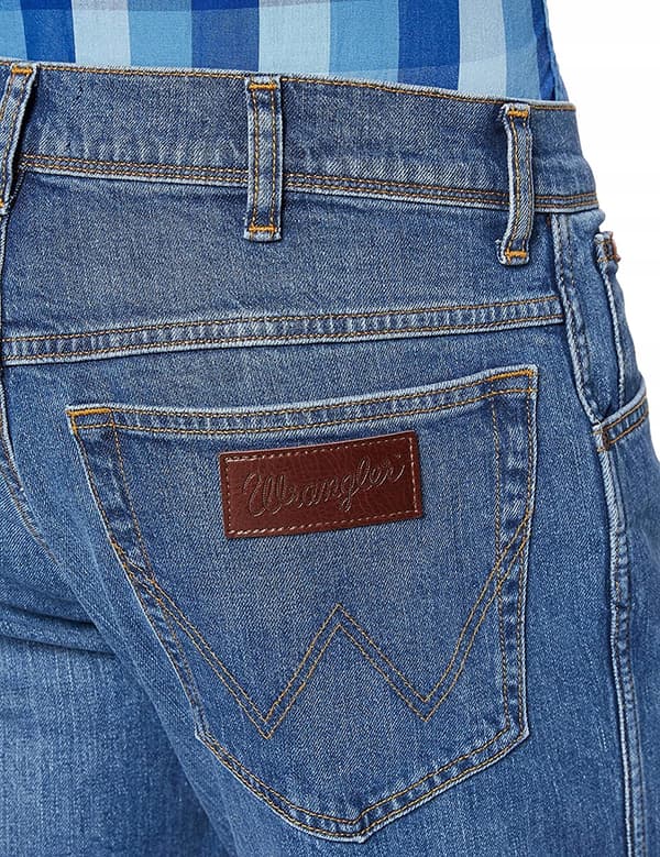 Wrangler Texas Worn Blå Herrejeans W40 L32