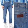 Miniatyrbillede 1 af 7: Wrangler Texas Worn Blå Herrejeans W40 L32