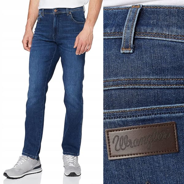Wrangler TEXAS SLIM Star Struck CLASSIC FITTED TUMMAT FARKUT W38 L34
