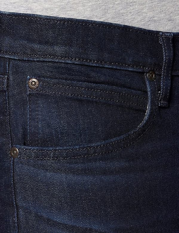 Lee LUKE SLIM DARK PARK NAVY BLUE SKINNY PANTS W30 L32