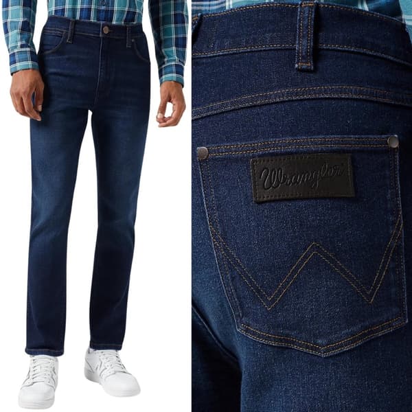 Wrangler LARSTON SLIM Night Shade EPIC SOFT NAVY DENIM W34 L36