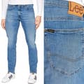 Pikkukuva 1 / 7: Lee LUKE SLIM TAPERED -farkut, käytetty Cody Blue -värisissä farkuissa, koko 38, pituus 32.