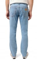 Miniatyrbillede 4 af 6: Wrangler TEXAS SLIM Good Vibes KLASSISK TAPERED BLÅ DENIM W38 L32
