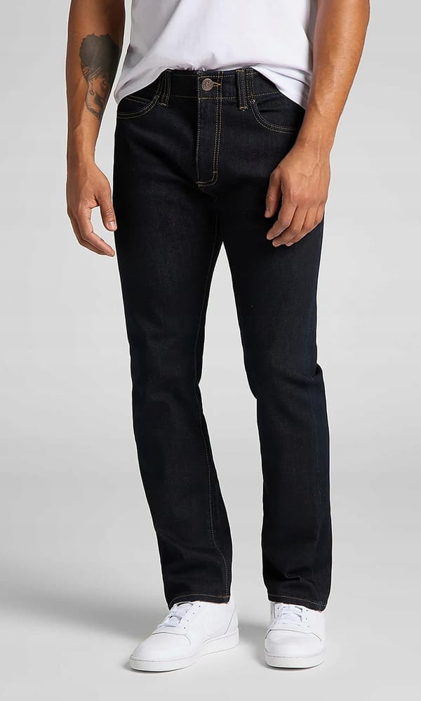 Lee SLIM FIT Extreme Motion MVP Rinse FITTED BEKVÄM MARINBLACK W34 L32