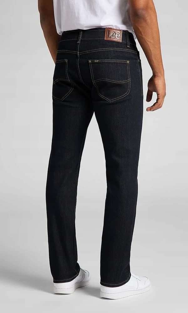 Lee SLIM FIT Extreme Motion MVP Rinse FITTED BEKVÄM MARINBLACK W34 L32
