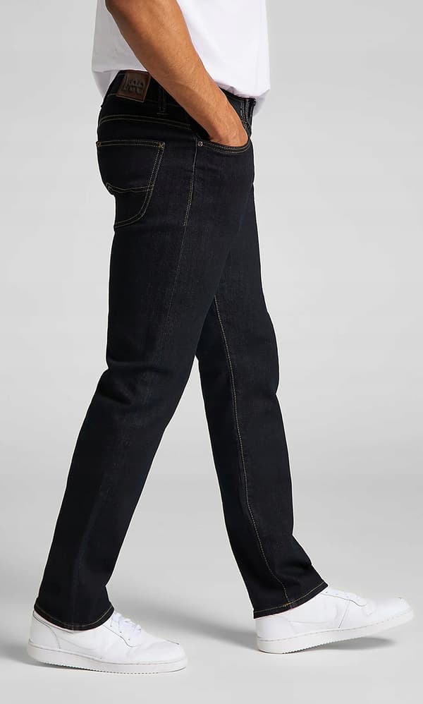Lee SLIM FIT Extreme Motion MVP Rinse FITTED BEKVÄM MARINBLACK W34 L32