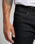 Miniatyrbild 7 av 9: Lee SLIM FIT Extreme Motion MVP Rinse FITTED BEKVÄM MARINBLACK W34 L32