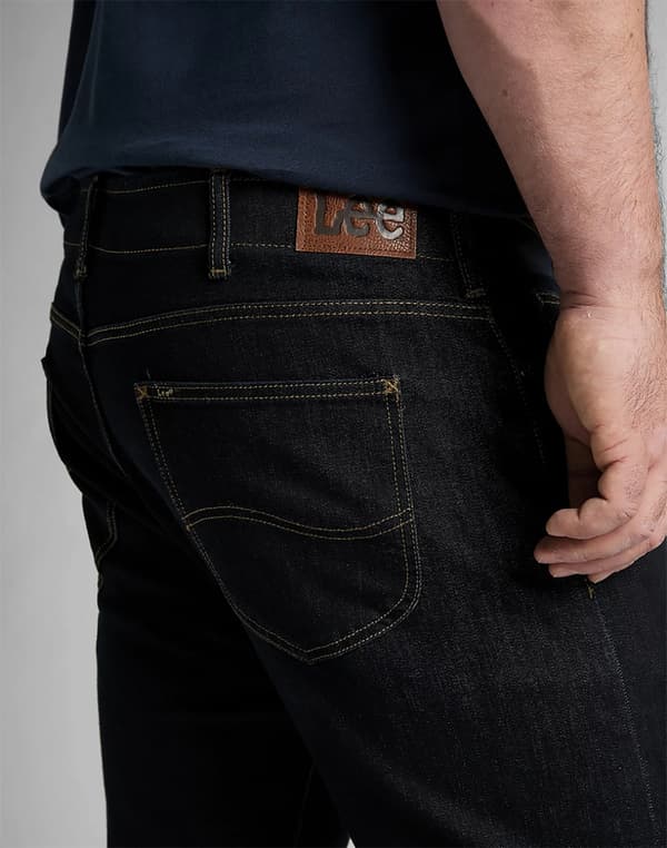 Lee SLIM FIT Extreme Motion MVP Rinse FITTED BEKVÄM MARINBLACK W34 L32