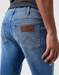 Pikkukuva 6 / 8: Wrangler LARSTON SLIM TAPERED Garner TAPERED SINISET FARKUT W36 L32