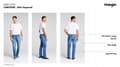 Pikkukuva 8 / 8: Wrangler LARSTON SLIM TAPERED Garner TAPERED SINISET FARKUT W36 L32