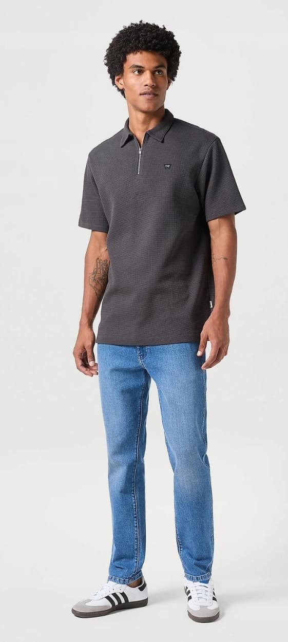 Wrangler LARSTON SLIM TAPERED Garner TAPERED BLÅ JEANS W30 L34