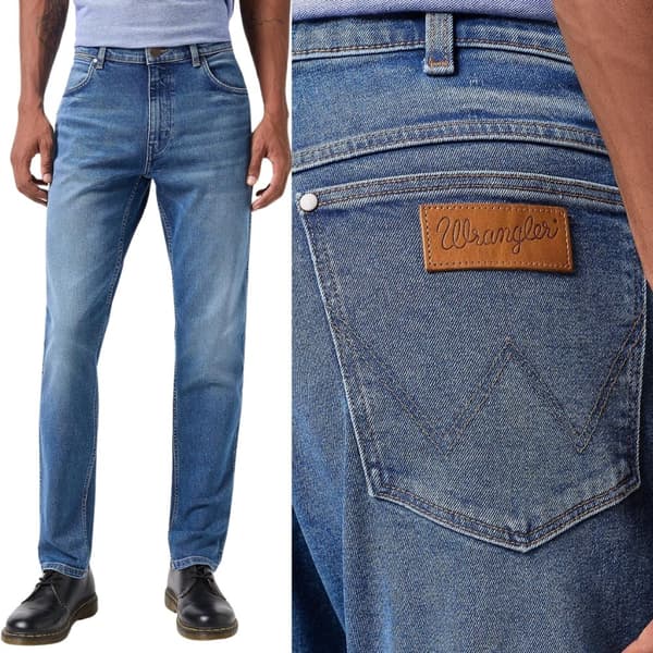 Wrangler River Treasures 365 Cool Classic Avsmalnande Andningsbar W36 L34