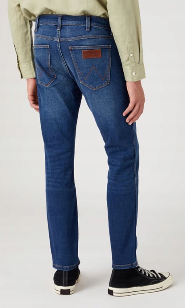Wrangler LARSTON SLIM TAPERED For Real TAPERED DARK DENIM W36 L34