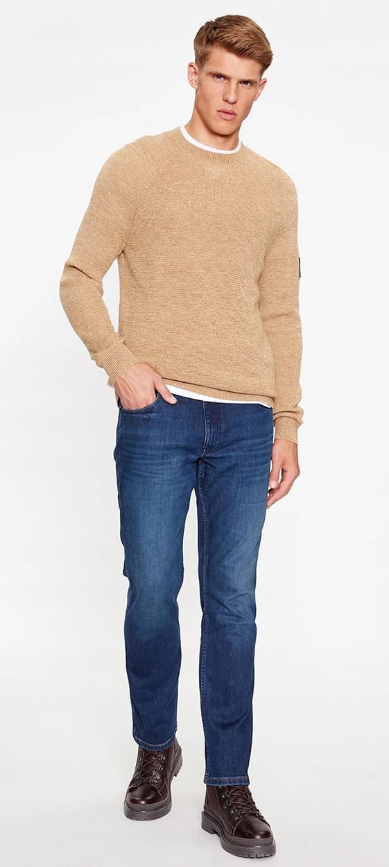 Wrangler GREENSBORO Green Fuzz BRUSHED 365 LÄMPIMÄT TUMMAT FARKUT W38 L34