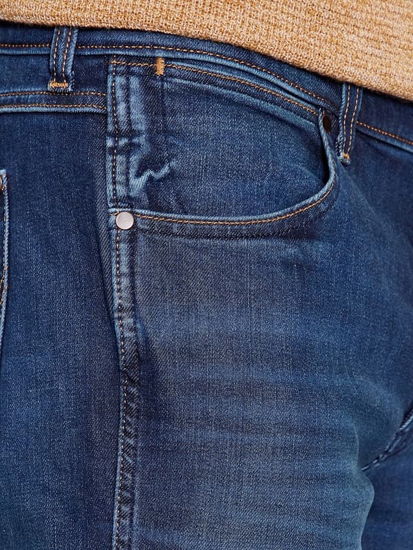 Wrangler GREENSBORO Green Fuzz BRUSHED 365 LÄMPIMÄT TUMMAT FARKUT W38 L34