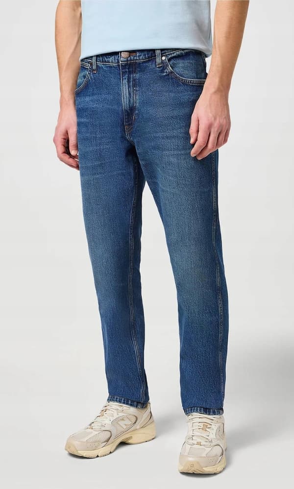 Wrangler River Seeing Double Klassisk konisk mørk denim W30 L32