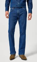 Miniatyrbild 3 av 8: Wrangler HORIZON REGULAR STÖVEL Mjukt Fade FLARE MÖRK DENIM W31 L32