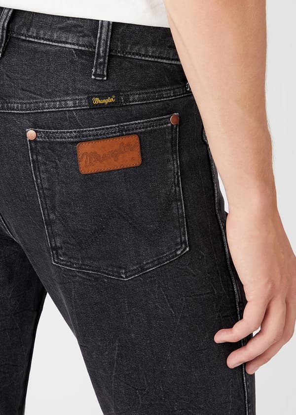 Wrangler LARSTON Black Lightning HERITAGE COLLECTION MUSTAT FARKUT W34 L32