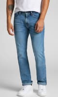 Miniatyrbillede 3 af 8: Lee LEGENDARY SLIM Glory FITTED LIGE BEN BLÅ DENIM W30 L30