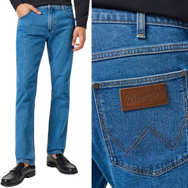 Wrangler GREENSBORO Saddlestone NY KOLLEKTION SIMPLE DARK DENIM W38 L32