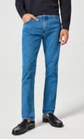 Miniatyrbillede 3 af 8: Wrangler GREENSBORO Saddlestone NY KOLLEKTION SIMPLE DARK DENIM W34 L34