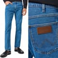 Miniatyrbillede 1 af 8: Wrangler GREENSBORO Saddlestone NY KOLLEKTION SIMPLE DARK DENIM W34 L34