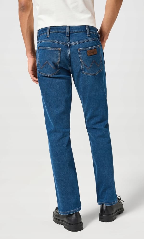 Wrangler GREENSBORO Siniharmaa UUSI MALLISTO SIMPLE DARK DENIM W30 L32