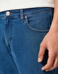 Pikkukuva 6 / 8: Wrangler GREENSBORO Siniharmaa UUSI MALLISTO SIMPLE DARK DENIM W30 L32