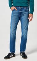 Miniatyrbillede 3 af 8: Wrangler GREENSBORO Raindrop NY KOLLEKTION SIMPLE DARK DENIM W33 L30