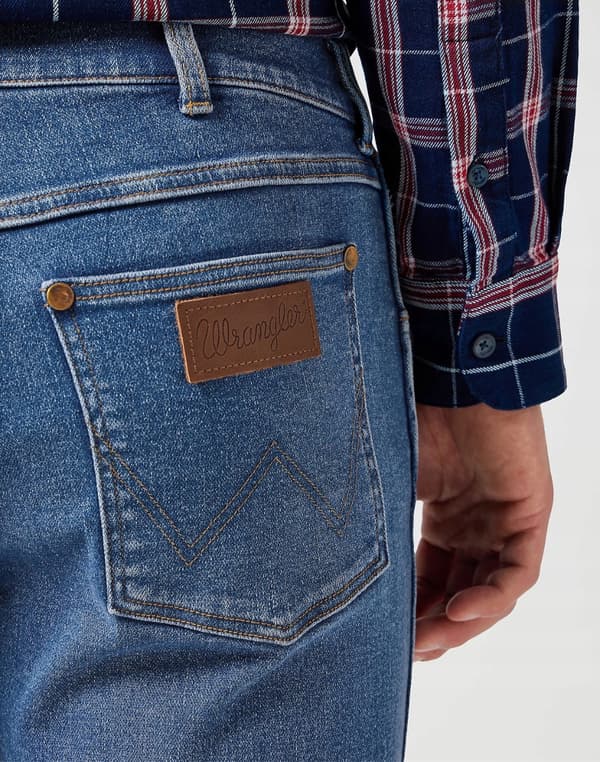 Wrangler LARSTON SLIM Ridge EPIC SOFT FITTED STRETCH DENIM W38 L30