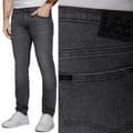 Pikkukuva 1 / 10: Lee LUKE SLIM TAPERED Grey Käytetty HAME ITALIALAISET HARMAA FARKUT W33 L32