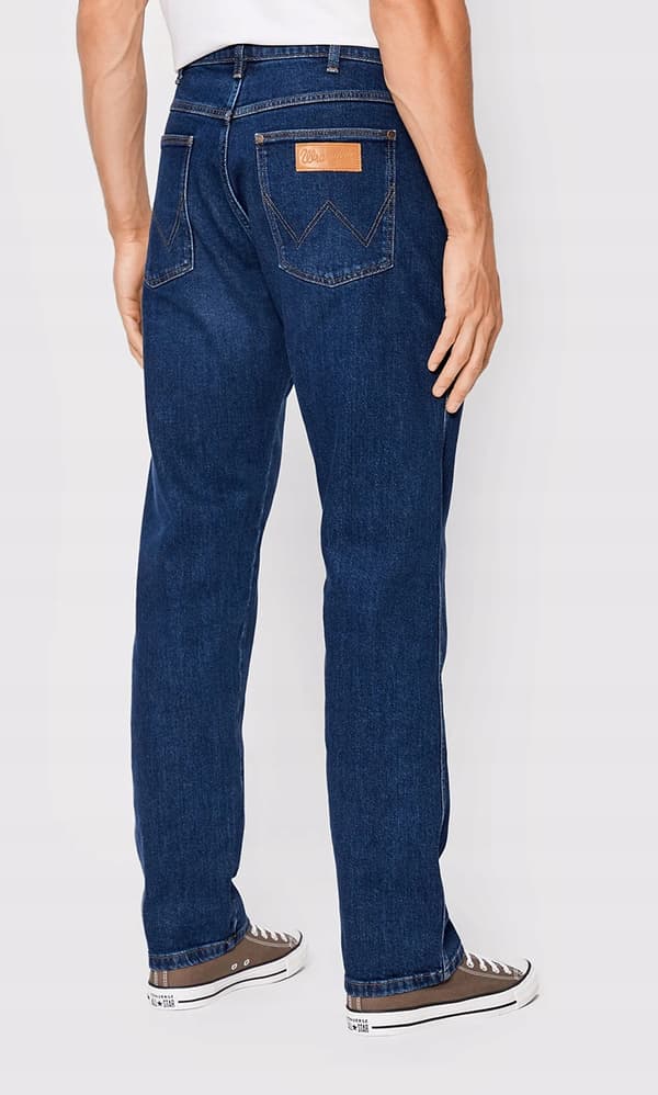Wrangler FRONTIER RELAXED Dancing Water RAK LÖST MÖRK JEANS W34 L34