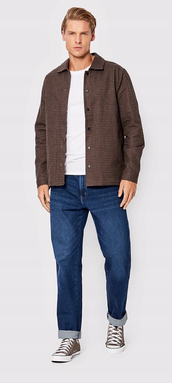 Wrangler FRONTIER RELAXED Dancing Water RAK LÖST MÖRK JEANS W34 L34