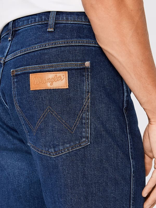 Wrangler FRONTIER RELAXED Dancing Water RAK LÖST MÖRK JEANS W34 L34