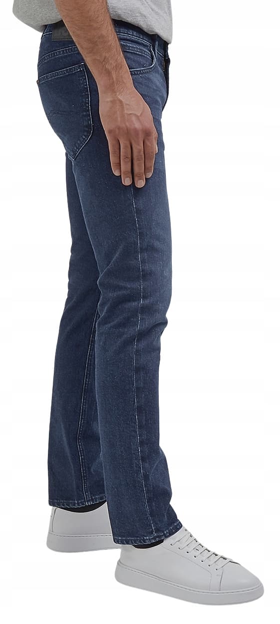Lee DAREN KNAPPGYLF Banshee Worn RAK MÖRK JEANS W33 L32