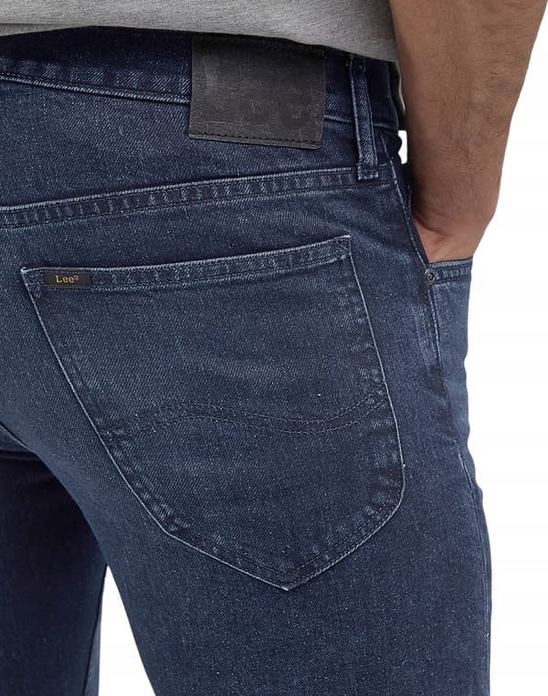 Lee DAREN KNAPPGYLF Banshee Worn RAK MÖRK JEANS W33 L32