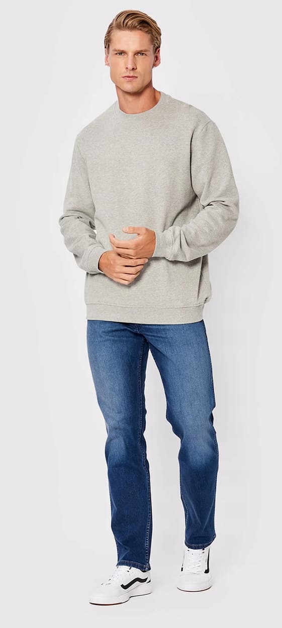 Wrangler Greensboro Heartbreaker Rak Mörk Jeans W34 L32