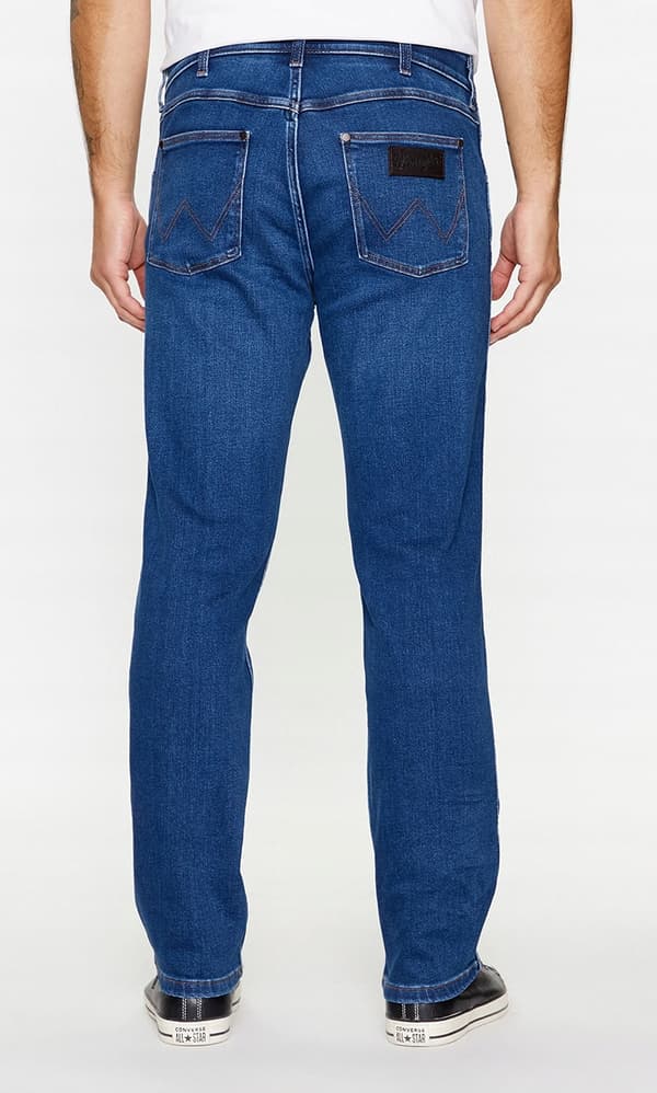 Wrangler Greensboro Olympia Free to Stretch mørk blød denim W36 L32