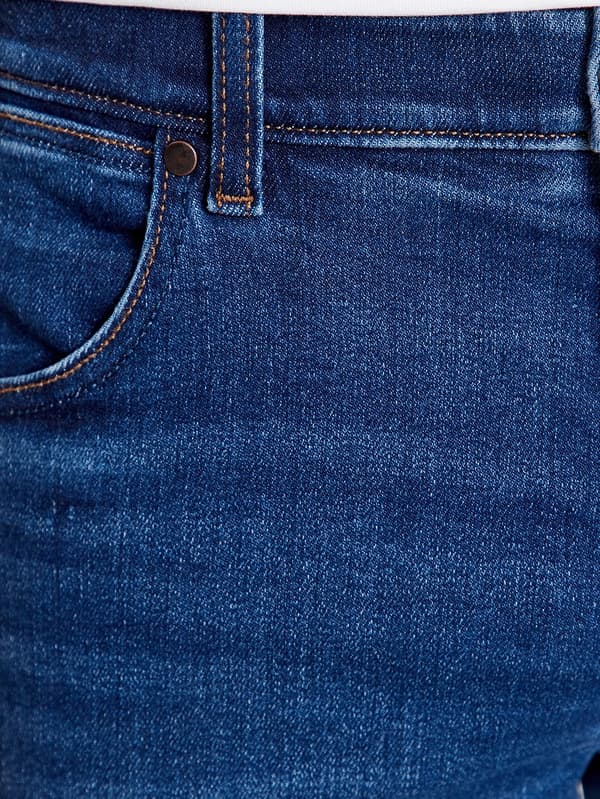 Wrangler Greensboro Olympia Free to Stretch mørk blød denim W36 L32