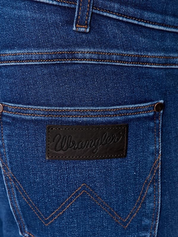 Wrangler Greensboro Olympia Free to Stretch mørk blød denim W36 L32