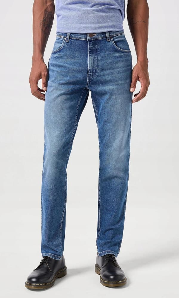 Wrangler RIVER Treasures 365COOL KLASSISK AVSMASKINANDE FUNKTIONELL JEANS W38 L32
