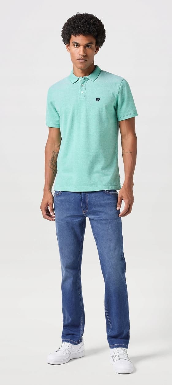 Wrangler Greensboro Rustic Free To Stretch Resårblå Jeans W40 L34